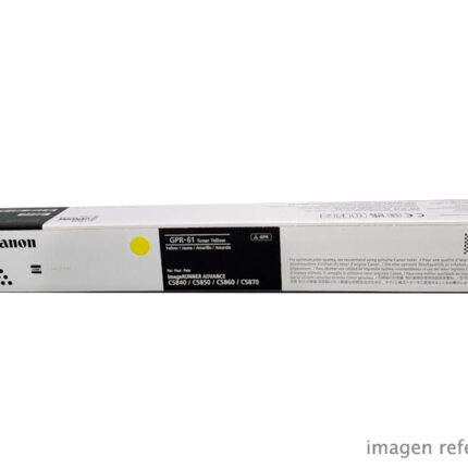 Toner Canon GPR-61 Yellow imageRUNNER DX C5840i C5850i 60,000 Paginas 3765C003AA