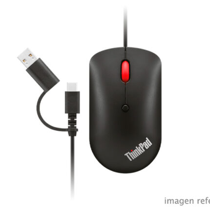 Mouse Lenovo ThinkPad Compact USB-C Óptico Negro Original 4Y51D20850