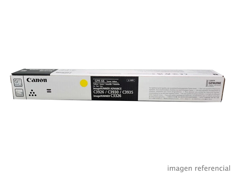 5756C003AA Toner Canon GPR-66 Yellow imageRUNNER ADVANCE DX C3926i C3930i C3935i 25500 Paginas 5756C003AA