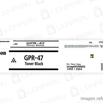 Toner Canon GPR-47 Negro imageRUNNER 2202N 10200 Paginas 6908B003AA