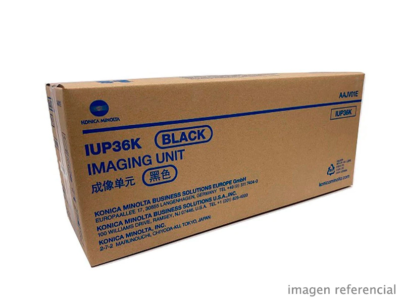 AAJV01E Unidad de Imagen Konica Minolta IUP36K Negro 200,000 Páginas Bizhub C3320i AAJV01E