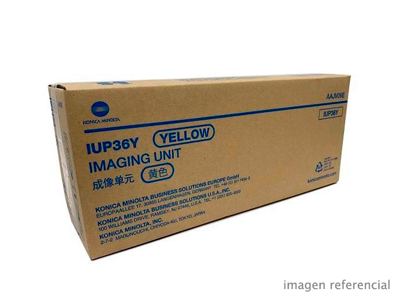 AAJV06E Unidad de Imagen Konica Minolta IUP36Y Amarillo 100,000 Páginas Bizhub C3320i AAJV06E