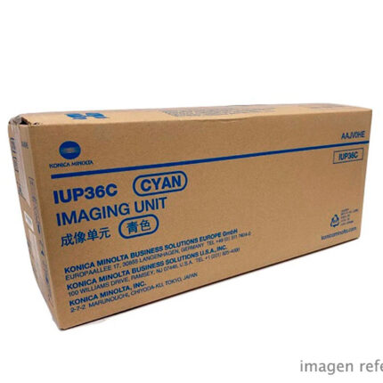 Unidad de Imagen Konica Minolta IUP36C Cian 100,000 Páginas Bizhub C3320i AAJV0HE