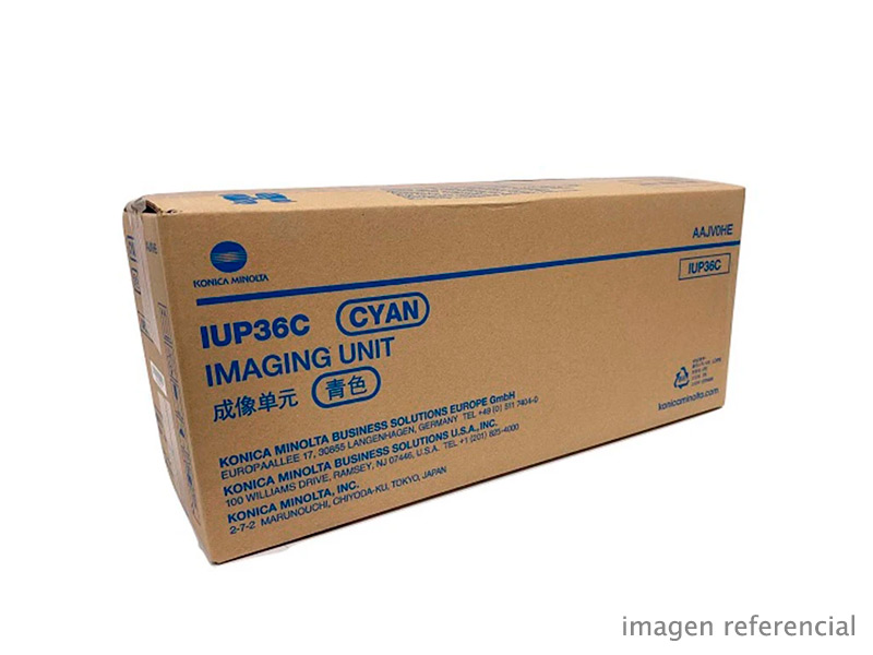 AAJV0HE Unidad de Imagen Konica Minolta IUP36C Cian 100,000 Páginas Bizhub C3320i AAJV0HE