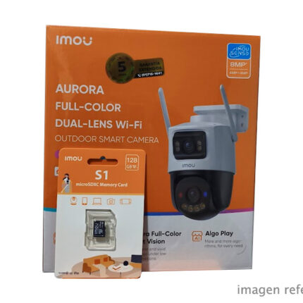 Cámara IP IMOU Cruiser Dual 2 Pro S7XF-8U0WED 8MP Exterior WiFi con MicroSD 128GB