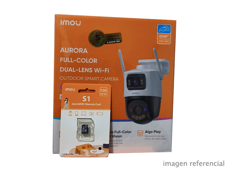 Cruiser-Dual-2-Pro Cámara IP IMOU Cruiser Dual 2 Pro S7XF-8U0WED 8MP Exterior WiFi con MicroSD 128GB