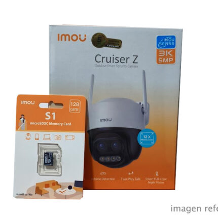 Cámara IP IMOU Cruiser Z S7D-5M0WEZ 5MP Zoom 12X WiFi Exterior PTZ con MicroSD 128GB