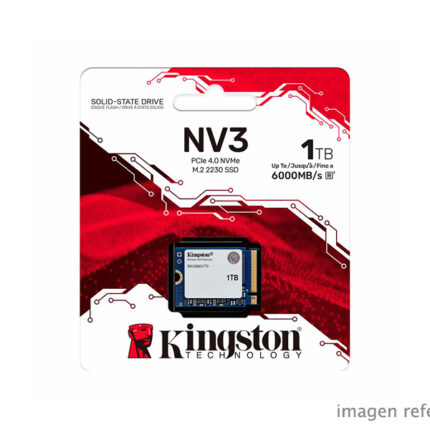 SSD Kingston NV3 1TB PCIe 4.0 NVMe M.2 2230 Hasta 6000MB/s SNV3SM3/1T0