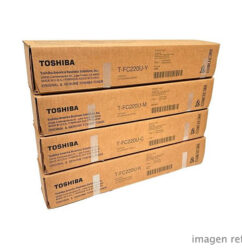 Toner Toshiba T-FC220U CMYK Juego Completo para e-STUDIO 2520AC Negro 39800 Paginas Colores 38000 Paginas