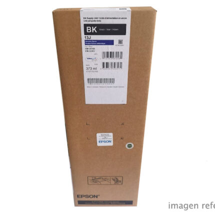 Tinta Epson T13J100 Negra WorkForce Pro EM-C8100 A3 373ml