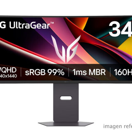 Monitor Gamer LG UltraGear 34G600A 34" Curvo VA UltraWide QHD 160Hz 5ms