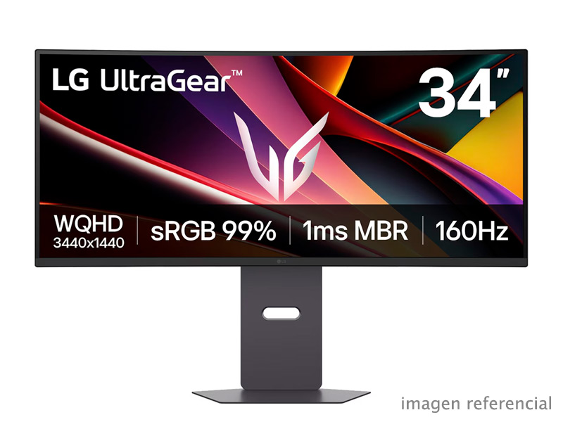 34G600A Monitor Gamer LG UltraGear 34G600A 34" Curvo VA UltraWide QHD 160Hz 5ms