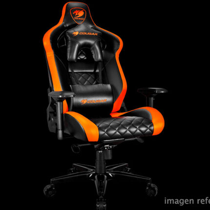 Silla Gamer Cougar Armor Titan Reclinable 170° 160 kg Naranja Negro 3MATTNXB.0001