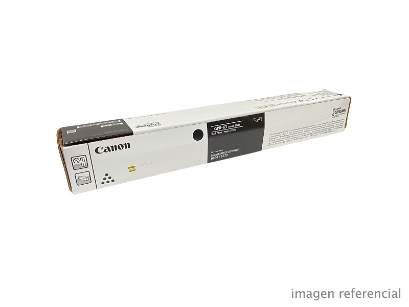 4766C003AA Toner Canon GPR-63 Negro imageRUNNER ADVANCE DX 6855i DX 6860i DX 6870i 71500 Paginas 4766C003AA