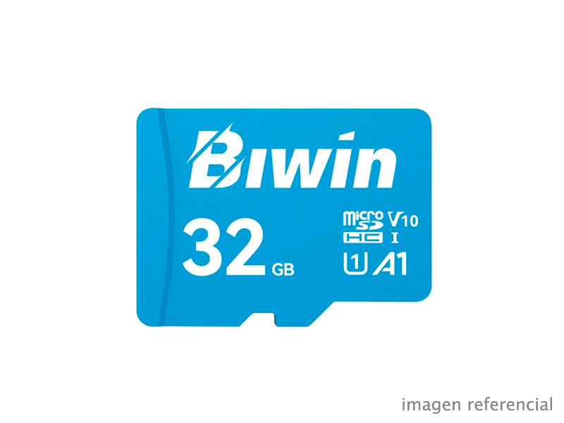 BMMS100032G-RGX Memoria MicroSDXC Biwin MS100 32GB 100MB s Clase 10 UHS I BMMS100032G-RGX