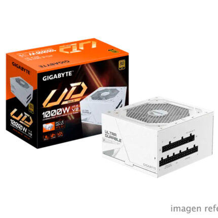 Fuente de Poder Gigabyte GP-UD1000GM PG5 ICE 1000W 80 Plus Gold Modular ATX 3.1 PCIe 5.1 Blanca