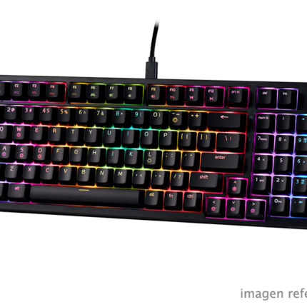 Teclado Gamer XPG Sorcerer 96% RGB Switch Red Hot Swap USB-C SORCERERRD-BKCES