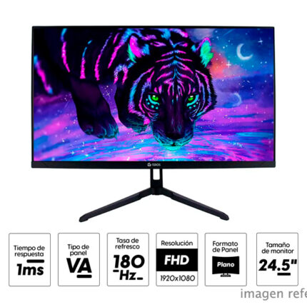 Monitor Gaming Teros TE-2475G 24.5" Full HD VA 180Hz 1ms HDMI DisplayPort