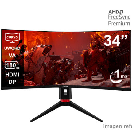 Monitor Gaming Curvo Teros TE-3412G 34" UWQHD VA 180Hz 1ms HDMI DisplayPort