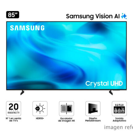 Televisor Samsung Crystal UHD 4K Smart TV 85" UN85U8000HGXPE LED Vision AI Tizen