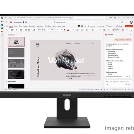 Monitor Lenovo ThinkVision E22-40 21.5 pulgadas FHD IPS HDMI DP VGA 64C9MAR6LA