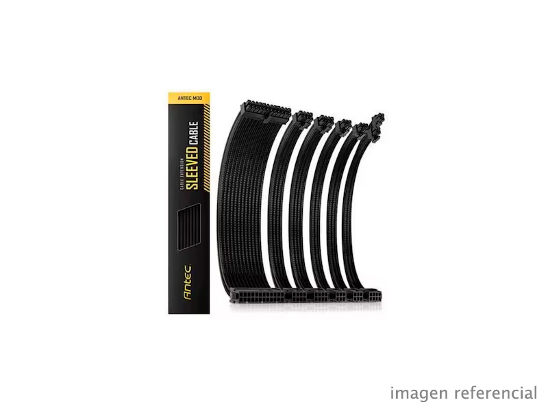 0-761345-77503-8 Cable PSU Antec Extension Kit 6 BK 300 mm 0-761345-77503-8