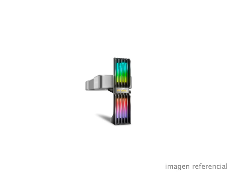 0-761345-77705-6 Soporte GPU Antec ARGB negro AT-IGPUH-ARGB-BK 0-761345-77705-6