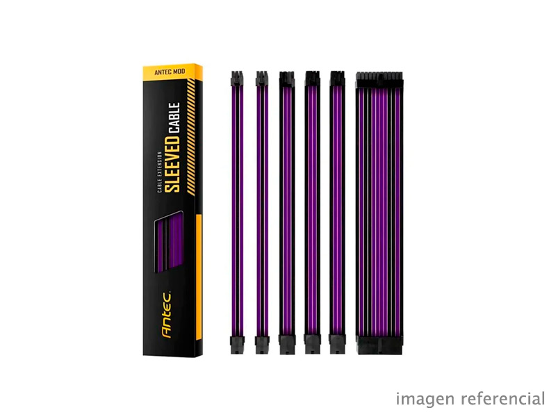 0-761345-99944-1 Cable Antec PSU Extension Kit Black Purple 0-761345-99944-1