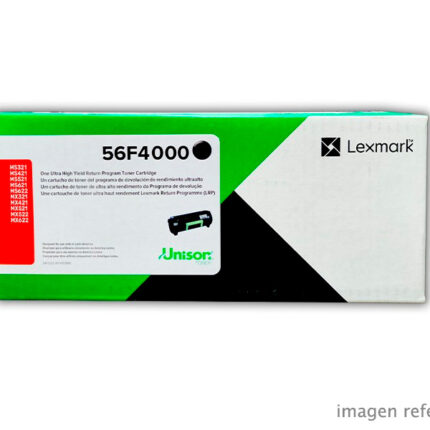 Toner Lexmark 56F4000 negro 6000 páginas