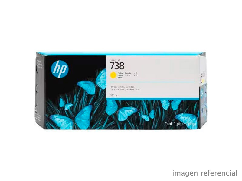 676M8A Tinta HP 738 676M8A 300 ml amarillo