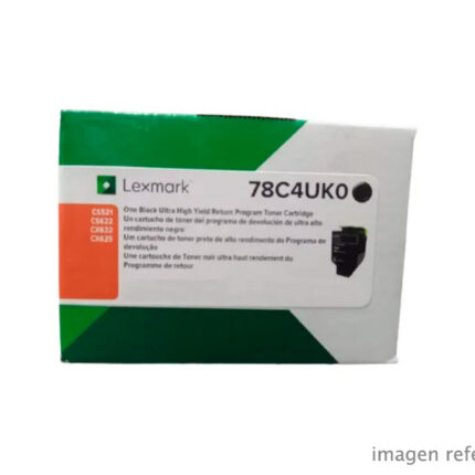 Toner Lexmark 78C4UK0 negro 10.500 páginas