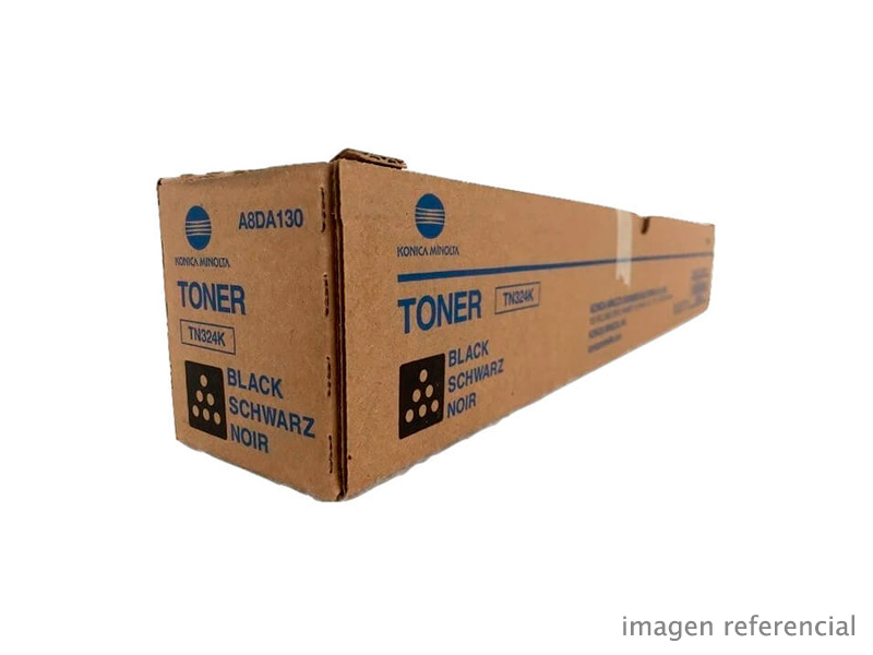 A8DA190 Toner Konica Minolta TN-324K negro Bizhub C368 A8DA190