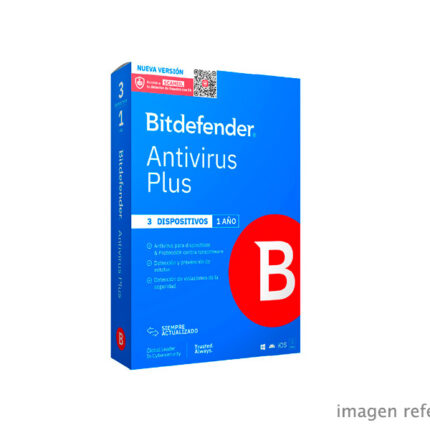 Bitdefender Antivirus Plus 3 dispositivos 12 meses B11010063