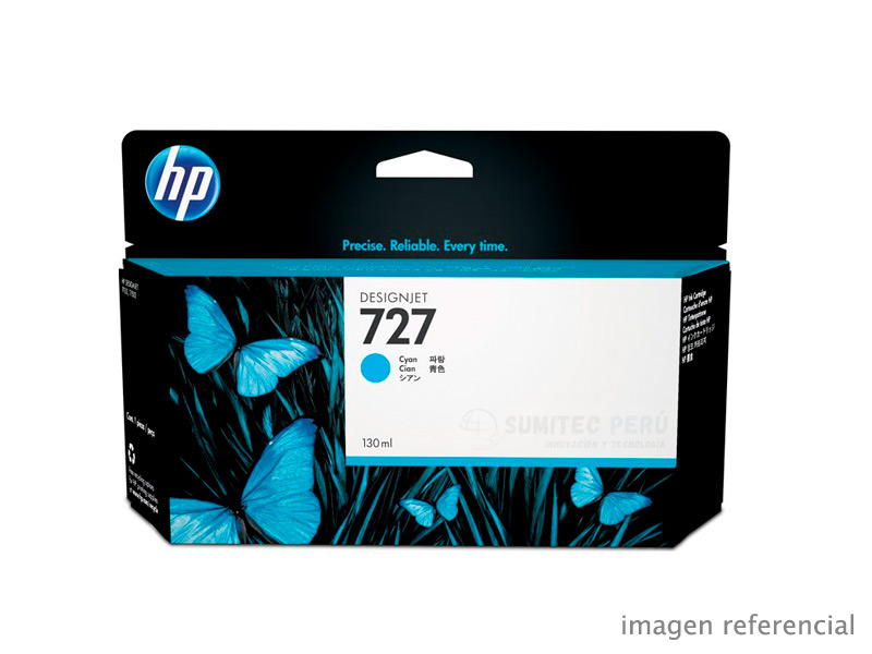 B3P19A Tinta HP 727 B3P19A 130 ml Cyan