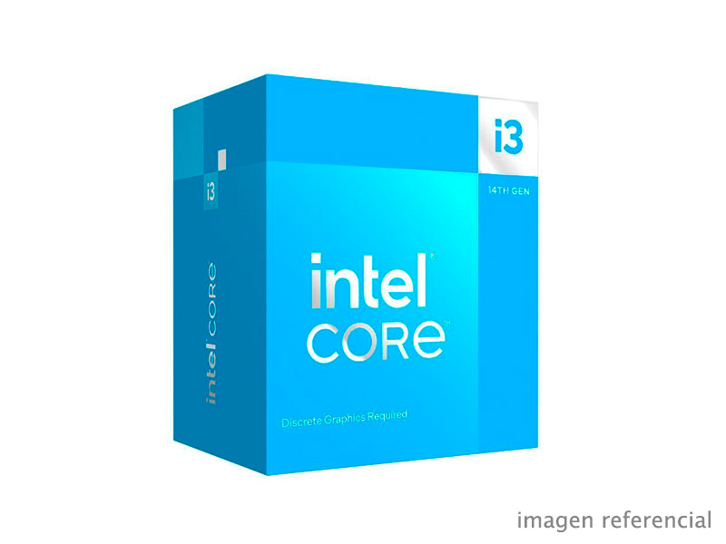 BX8071514100F Procesador Intel Core i3-14100F 14.ª generación LGA1700 BX8071514100F