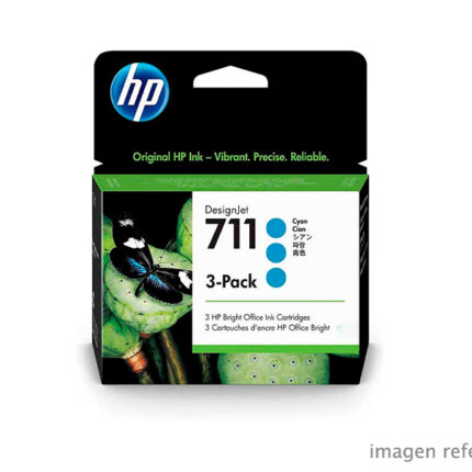 Tinta HP 711 CZ134A Cian 3 Pack 29 ml