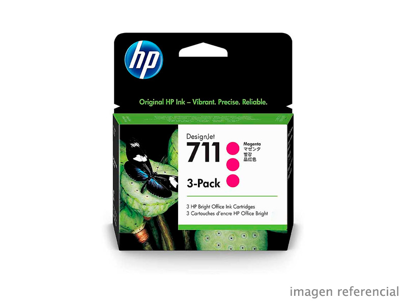 CZ135A Tinta HP CZ135A 711 Magenta 3 Pack 29 ml