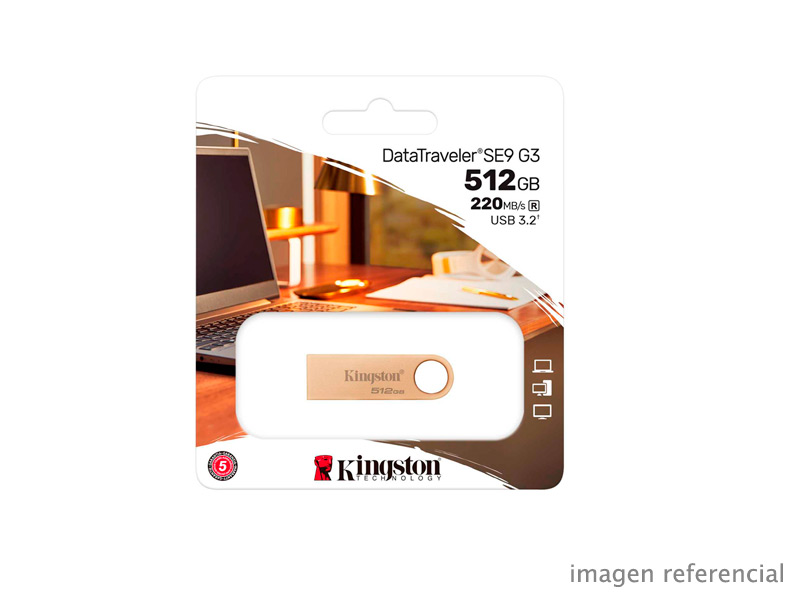 DTSE9G3-512GB Memoria USB Kingston DataTraveler SE9 G3 512GB 220MB/s DTSE9G3/512GB