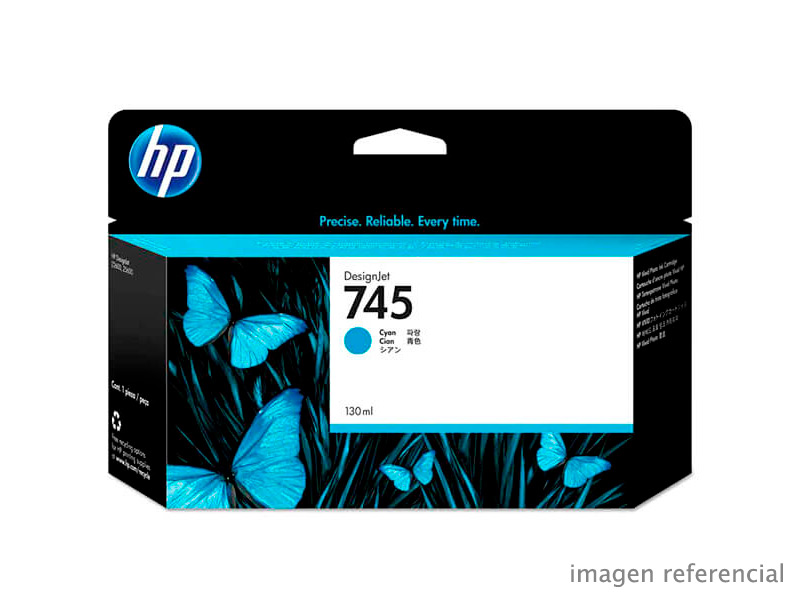 F9J97A Tinta HP 745 F9J97A 130 ml Cyan