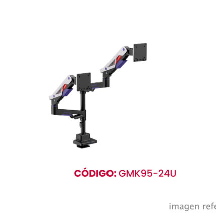 Brazo doble Koreano para 2 monitores de 24 a 57 pulgadas GMK95-24U