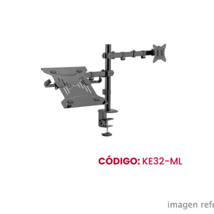 Rack de escritorio articulado Koreano KE32-ML para monitor y laptop