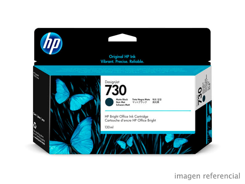P2V65A Tinta HP 730 P2V65A 130 ml negro mate