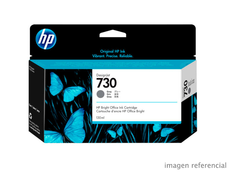 P2V66A Tinta HP P2V66A 730 130 ml Gray