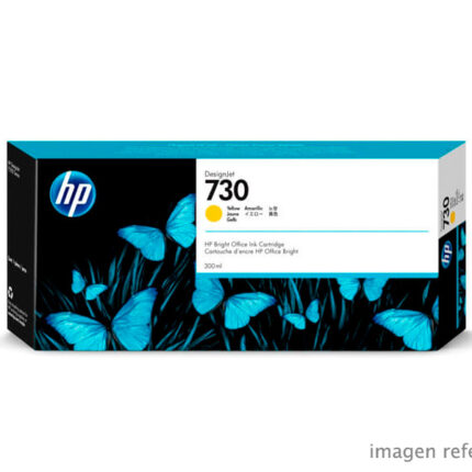 Tinta HP 730 P2V70A 300 ml amarillo