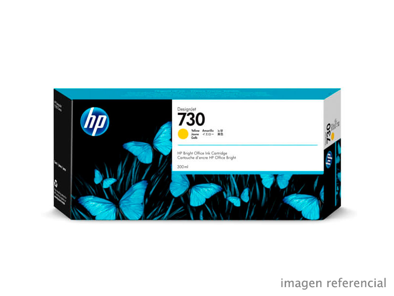 P2V70A Tinta HP 730 P2V70A 300 ml amarillo