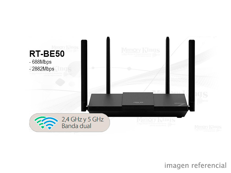 RT-BE50 Router ASUS RT-BE50 Wi-Fi 7 BE3600 90IG09U0-MB1S00