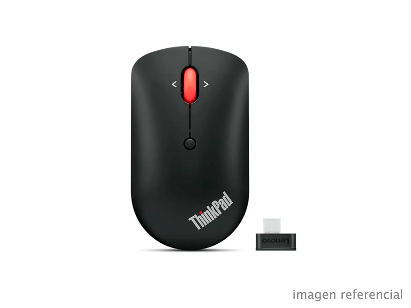 4Y51D20849 Mouse inalámbrico Lenovo ThinkPad Essential con receptor USB-C 4Y51D20849
