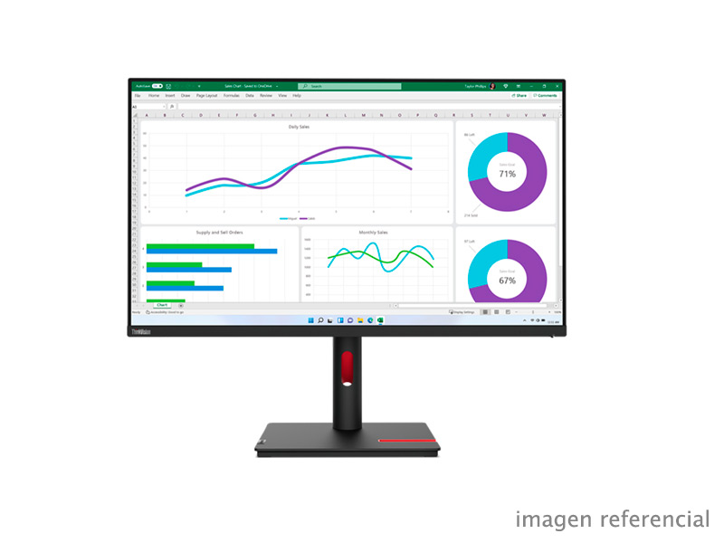 63D3GAR1LA Monitor Lenovo ThinkVision T32h-30 31.5 pulgadas WQHD IPS 63D3GAR1LA