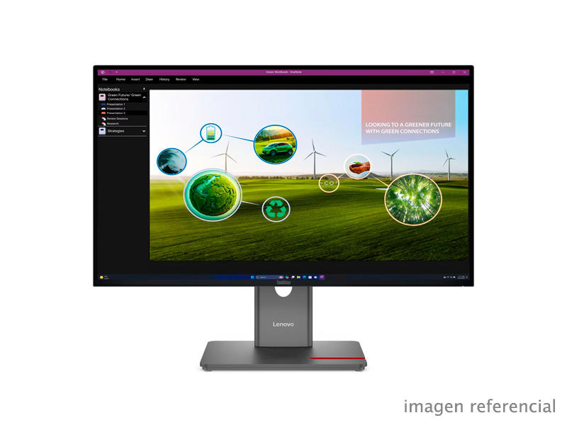 64A7GAR6LA Monitor Lenovo ThinkVision P27Q-40 27 pulgadas QHD Fast IPS 64A7GAR6LA