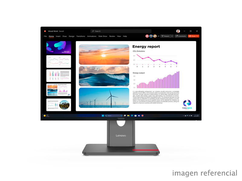 64B2GAR1LA Monitor Lenovo ThinkVision P24Q-40 23.8 pulgadas QHD IPS 120Hz 64B2GAR1LA